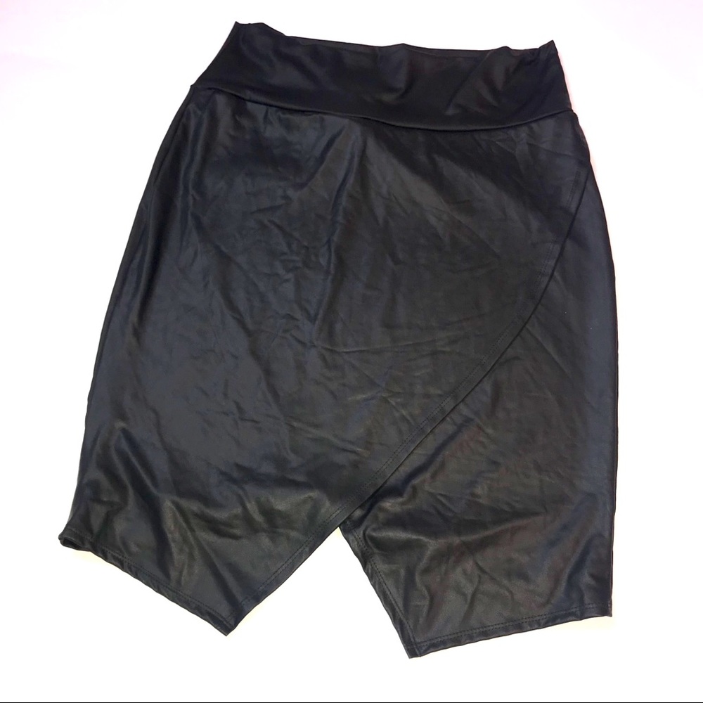 Pleather Sexy High Waisted Pencil Skirt